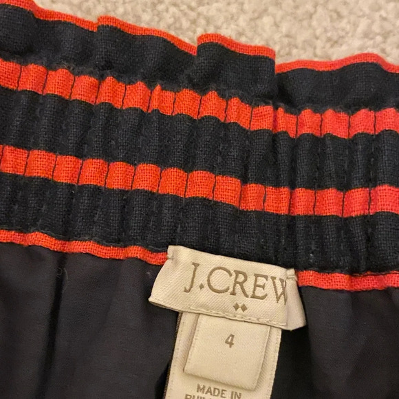 J. Crew striped mini skirt-size 4 EUC - Picture 3 of 5